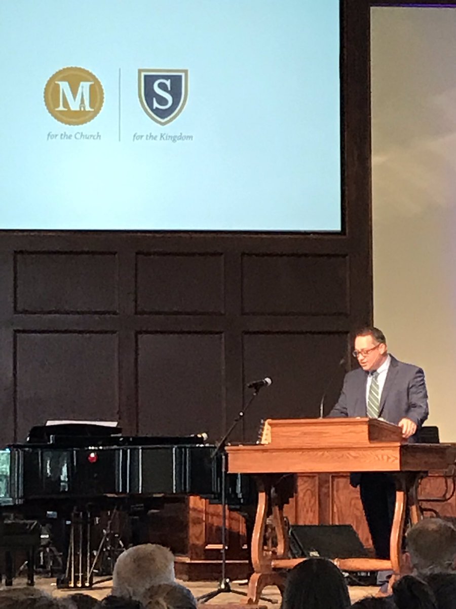 DrTPJohnston's tweet photo. “Trials are normal to the human experience” #DaleJohnson on James 1:2 @MBTS chapel https://t.co/hz5GeZLMrl