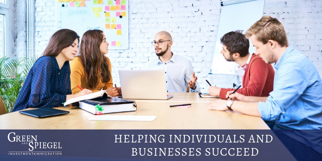 GreenSpiegelUS's tweet image. We take great pride in helping individuals and businesses succeed by connecting them with the right #ImmigrationPrograms based on their needs and circumstances. Learn more: bit.ly/2PpELqB #GreenSpiegelUS #Entrepreneurs #Investors