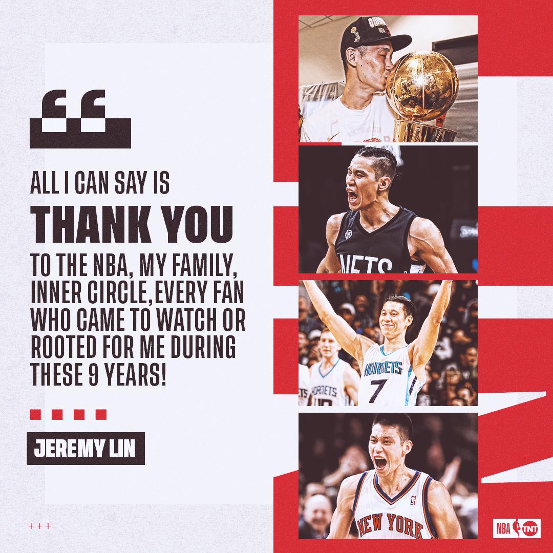 Jeremy Lin has nothing but gratitude as he starts his next chapter in China. 🙏