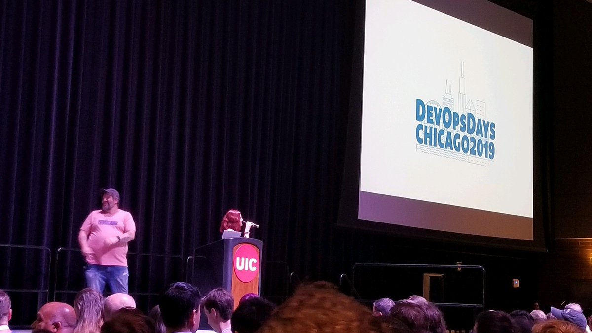 Dev Ops Days Chicago kick off. <a href="/devopsdays/">devopsdays</a> #devopsdays