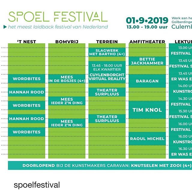 BaraganMusic's tweet photo. @spoelfestival next Sunday #culemborg 🎶🧡😎🏞 #baraganmusic https://t.co/xkXfKCUUEx https://t.co/5UbKTYsokD