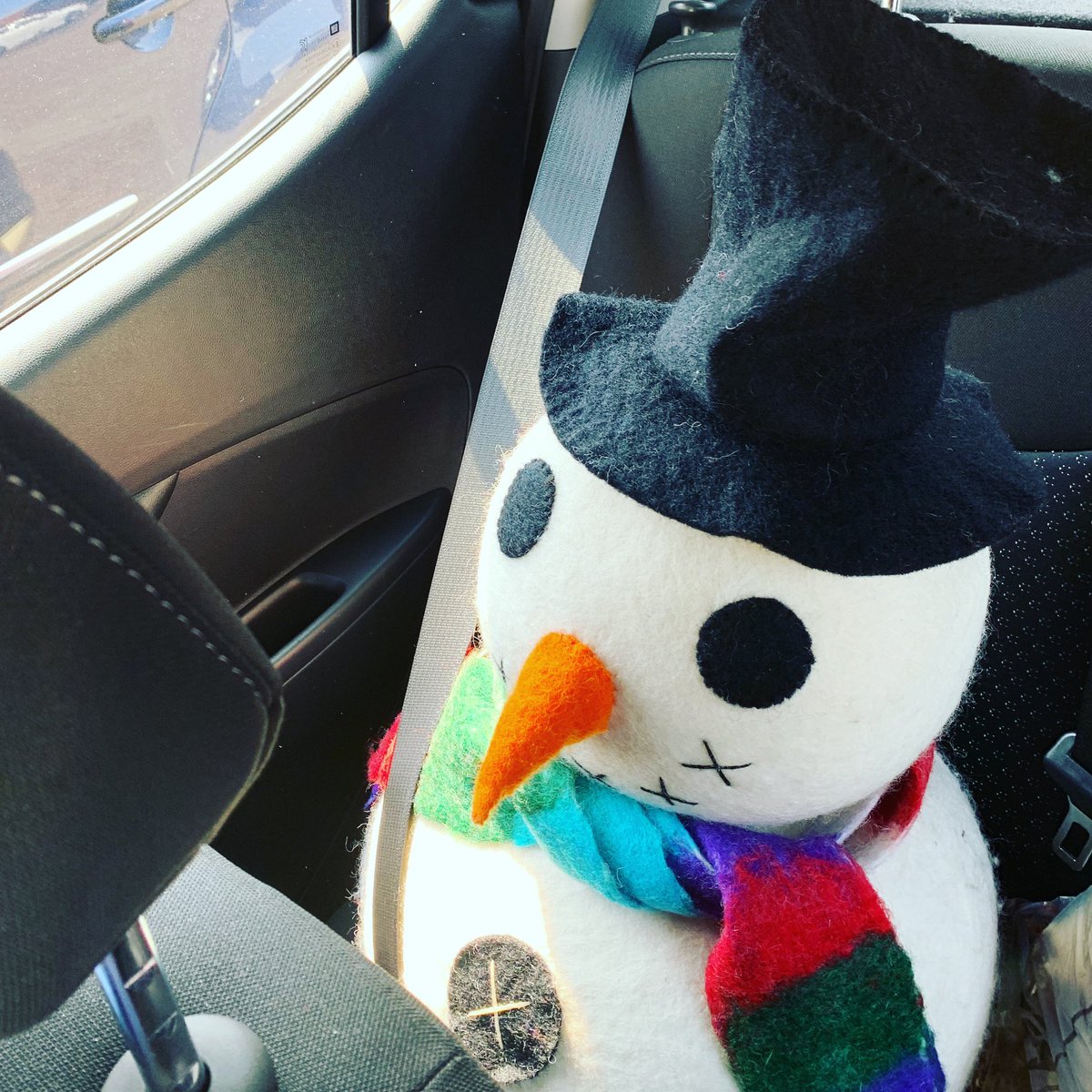 Deze grote vriend hebben wij gister mee genomen uit Culemborg. Hij fungeerde ook prima als airco!
Veiligheid boven alles, dus gordel om.

#Wereldwinkel #Groningen #preparingforwinter #fairtrade #sneeuwpop #vilt #winter #nieuw #nieuwecollectie #nepal