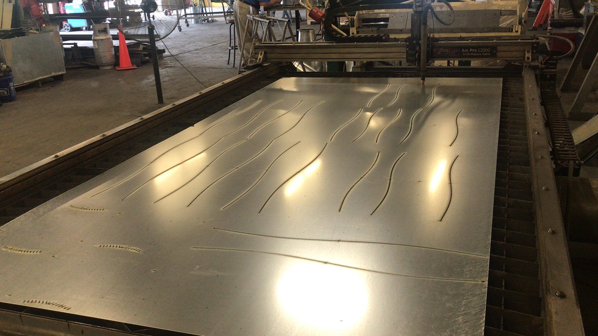 Working on cutting out some fittings for a new woodworking client.

#dustcollection #duct #ductwork #DustCollectionServices #plasmacutting #sheetmetalfab #fabrication #woodworking #dust #hickory #woodproducts #madeinknox #MadeInAmerica #madeinusa #hardwood #hardwoodlumber