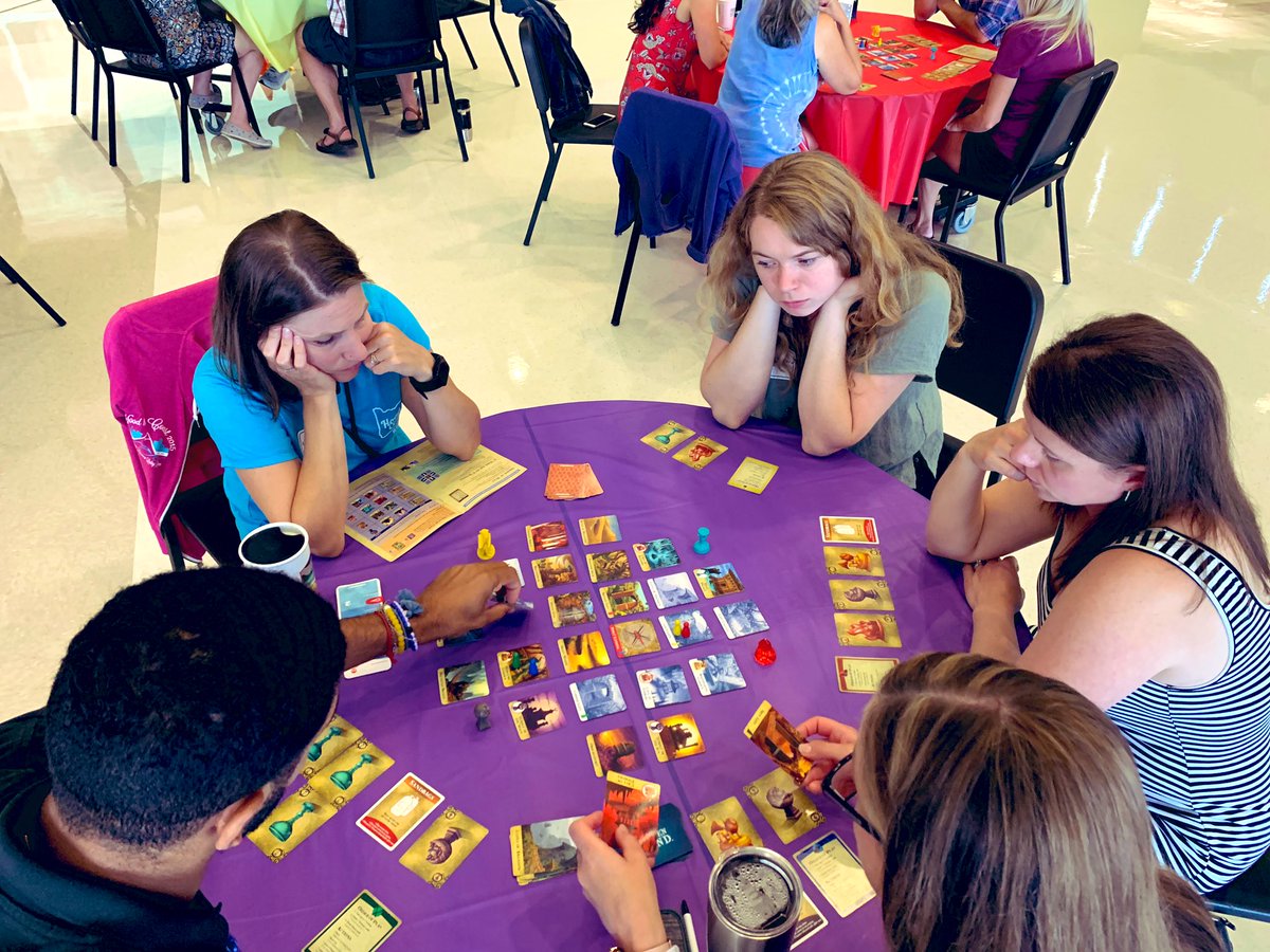 STEM_MAKERS's tweet photo. A new school year @RockCreekMS and a new adventure begins! Learning together, taking risks and celebrating growth - playing #forbiddenisland to help set the stage for a collaborative year together! #BacktoSchool  @nc12Schools https://t.co/Igdi9814E4