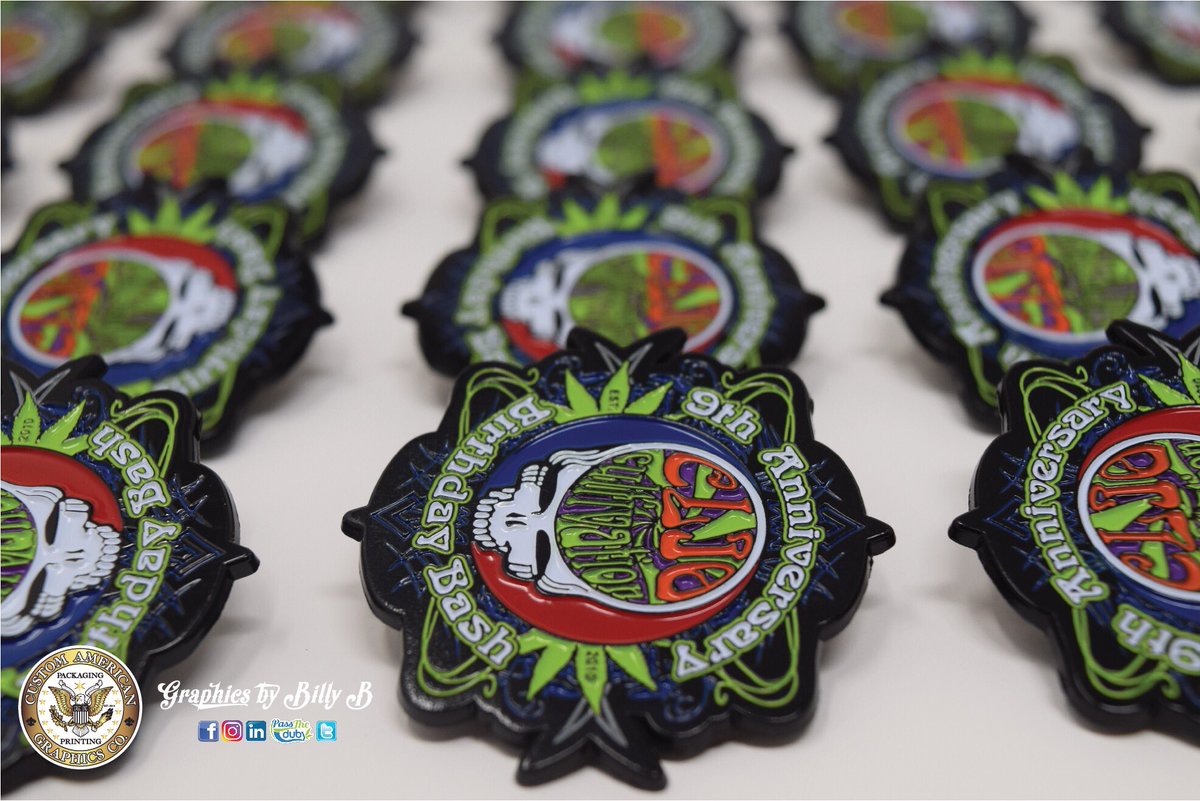 Here are hat pins we made for @cliocultivation #cliocultivation Thank you for your business. @graphics_by_billy_b #cagcinc #hatpins #customlapelpins #wemakehatpins #customprinting #custompackaging #cannabisbranding #cannabispackaging #hemppackaging #hempbranding #cbdbranding