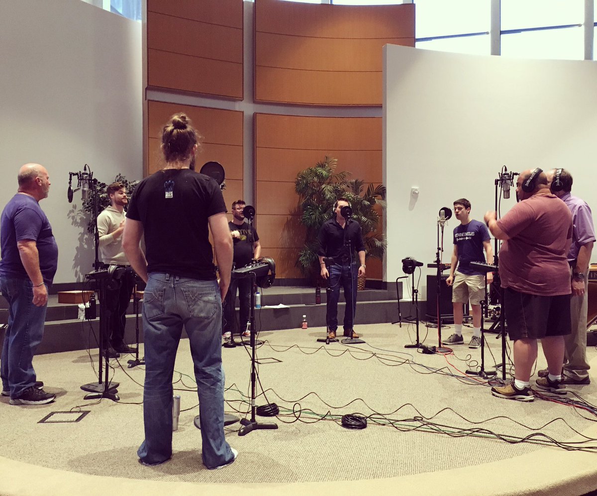 waveformdsm's tweet photo. Real treat helping @voxinfinitus capture their first single! These pros remind me how much I miss singing barbershop! #recordingstudio #singlocal https://t.co/6RU7h8ZuNu