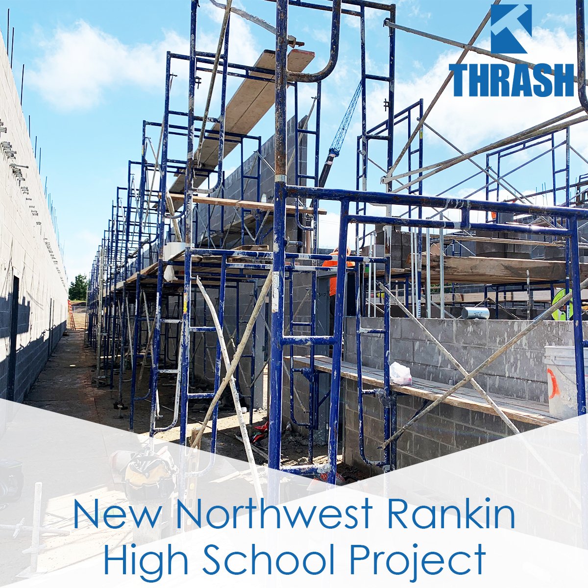 #ThrashProject - Construction has begun for the new Northwest Rankin High School in Flowood, MS. 
See more details about this project on our website under the Portfolio page. 
ow.ly/Yv6M50vLkfF