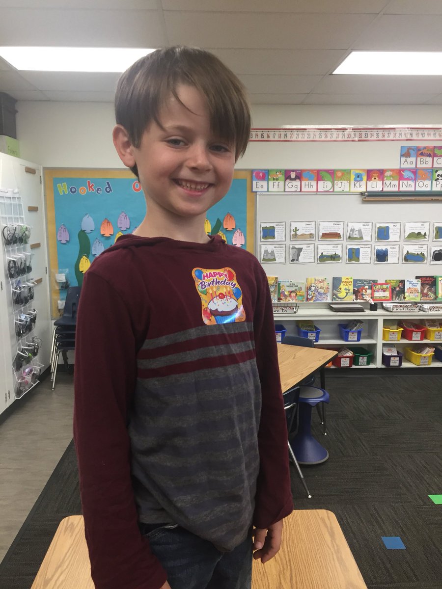 A very happy birthday to this 8 year old!