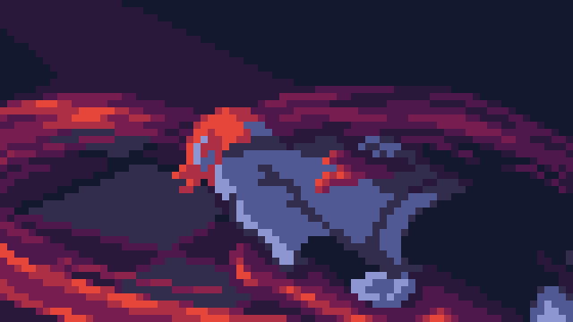 KonAwako's tweet photo. A late #love #crimescene for @Pixel_Dailies !
A heart shape drawn with blood !
#pixel_dailies #ドット絵 #pixelart #aseprite #vocaloid #DECO27 #Psychogram #サイコグラム https://t.co/EiGBiUI58x