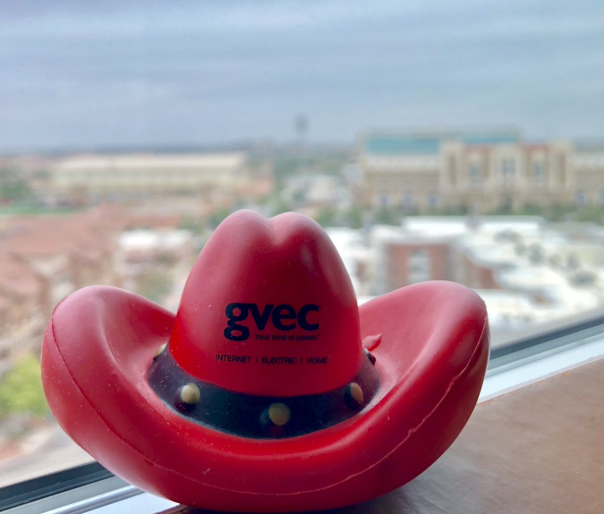 GVEC_EcoDev's tweet photo. Good Mornin’ from the beautiful City of Lubbock, TEXAS! Lil’ TEX looking forward to sharing the GVEC story at #TTXsummit. #econdev #goteamtexas https://t.co/poU0Dg0fMW