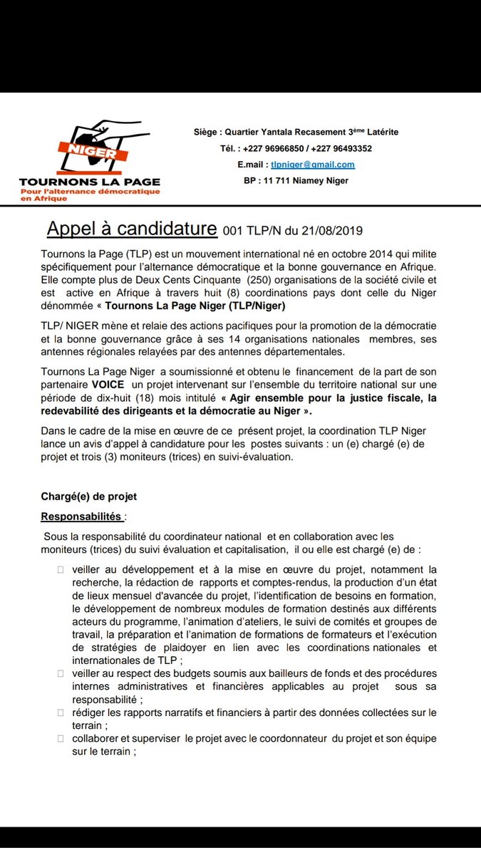 Tournons La Page On Twitter Tlpniger Niger