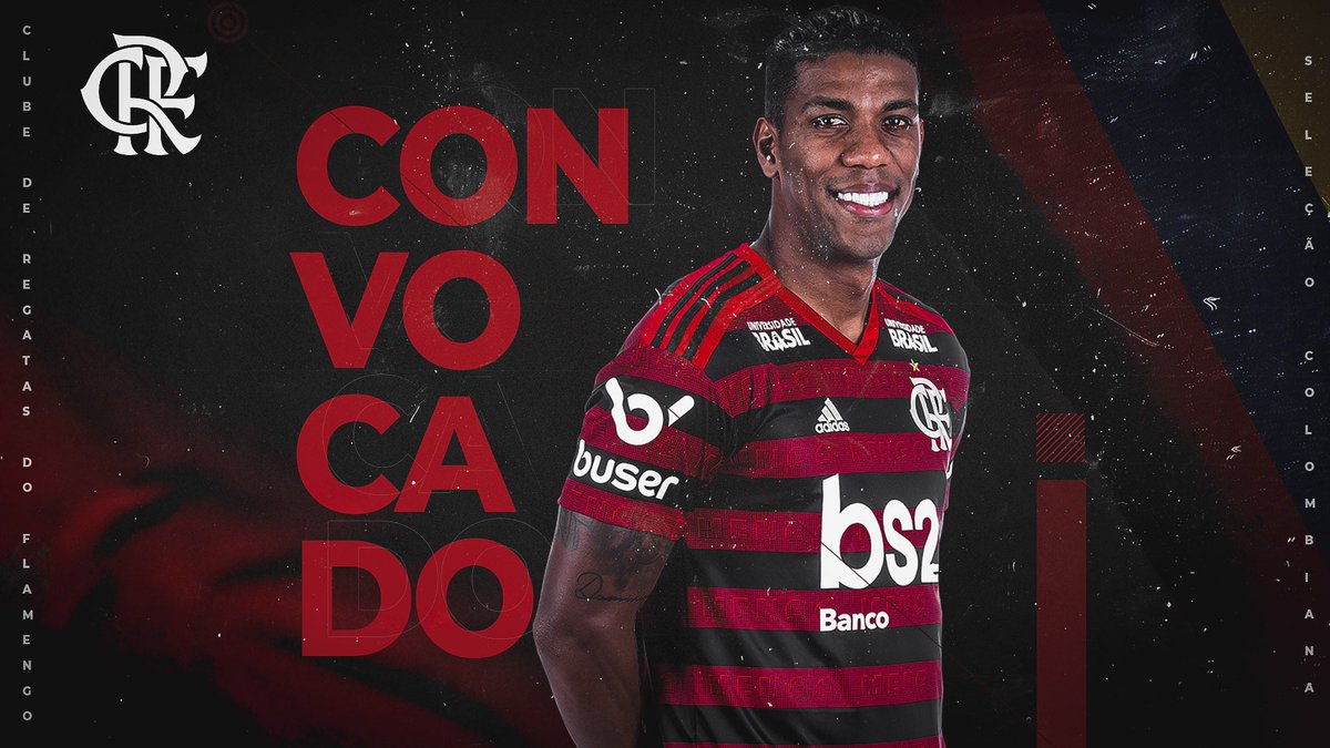 O nosso atacante Orlando Berrío foi convocado pela seleção da Colômbia para os amistosos contra o Brasil e contra a Venezuela. Parabéns! #CRF