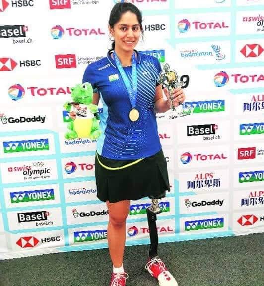 #Manasijoshi  won gold at #ParaBadminton world championship and made us proud &amp; this is what is real never give up attitude that too after she lost her leg in an accident . Hope she gets same recognition from our PM . <a href="/narendramodi/">Narendra Modi</a> 🙏🙏