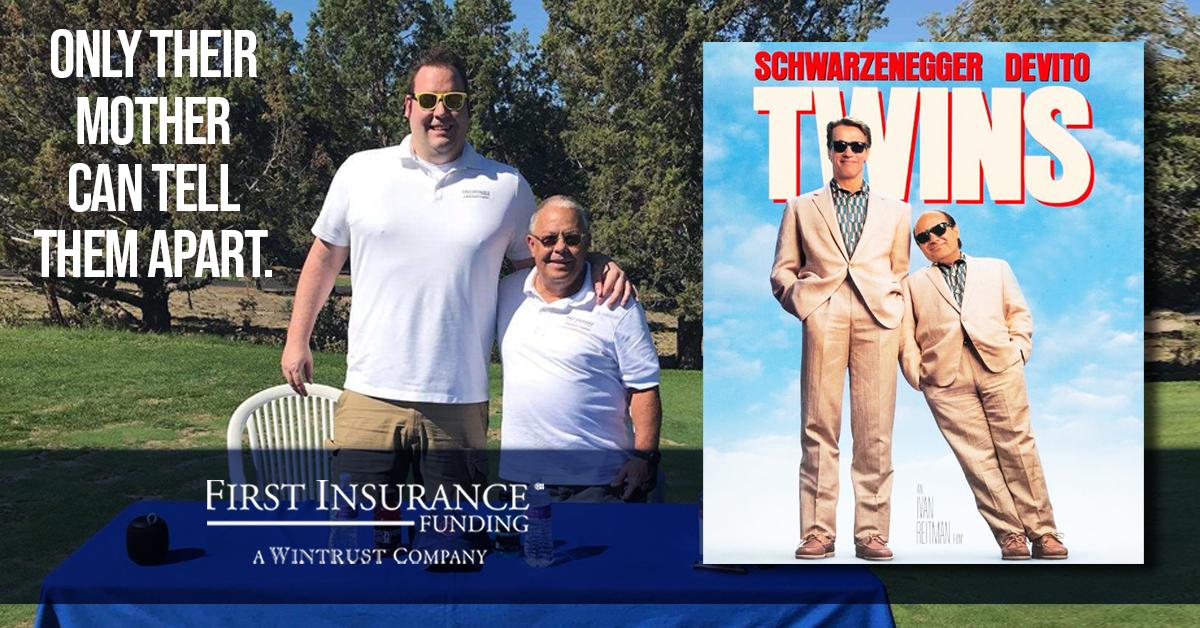 FIRST_Funding's tweet photo. FIRST's very own #Twins.
6'7" Kevin and Steve Palmer! #LoveWhatYouDo #FirstInsuranceFunding #WhoWoreItBetter https://t.co/3CaemeU3Oz