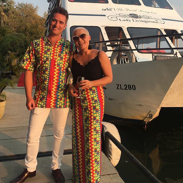 nfield's tweet photo. Sunset Cruise 🚢! Need shades and not for the sunset. Rocking the clown vomit shirt. https://t.co/nATWC1E07X https://t.co/7SkBFRD1LH