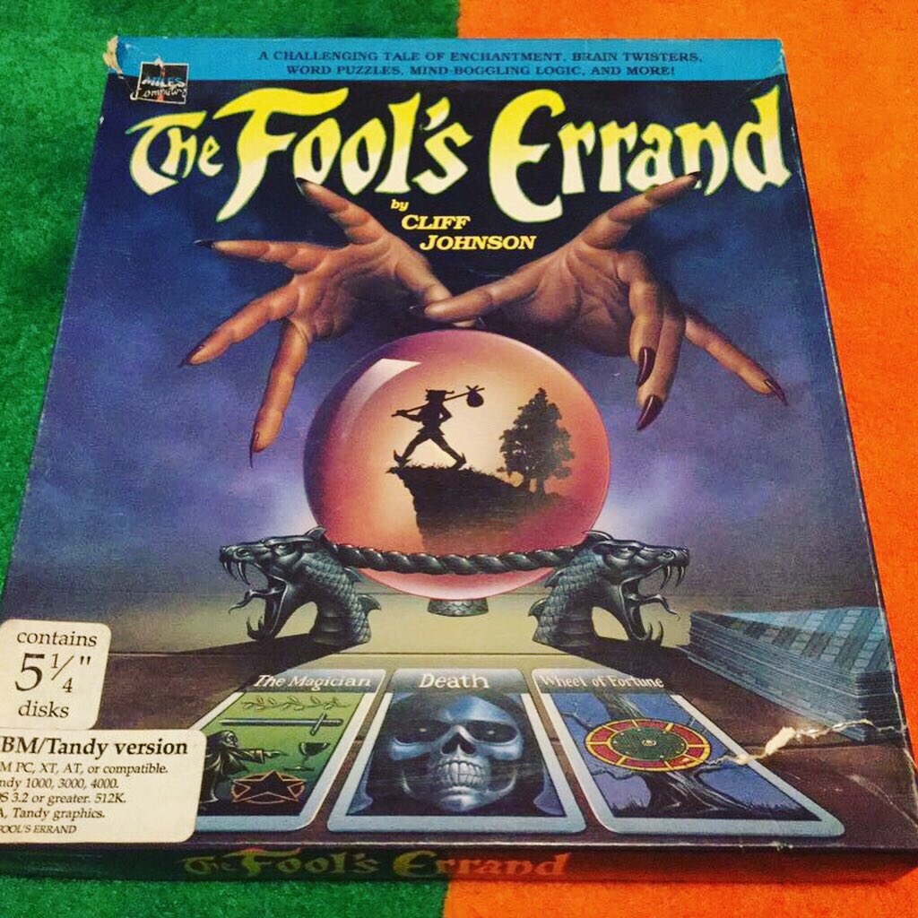 UnboxingHands's tweet photo. The Fool’s Errand - Miles Computing, Inc. - MSDOS Game - 1987
💪🏻😀👍🏻
#retrogaming #retrogames #retrogamer #thefoolserrand #gamer #gaming #bigbox #puzzlegame #popculture #pcgames #milescomputing #cliffjohnson #1980s #gamerguy #gameroom #msdos #retrocollective #msdosgames https://t.co/IcBRN4KQjR