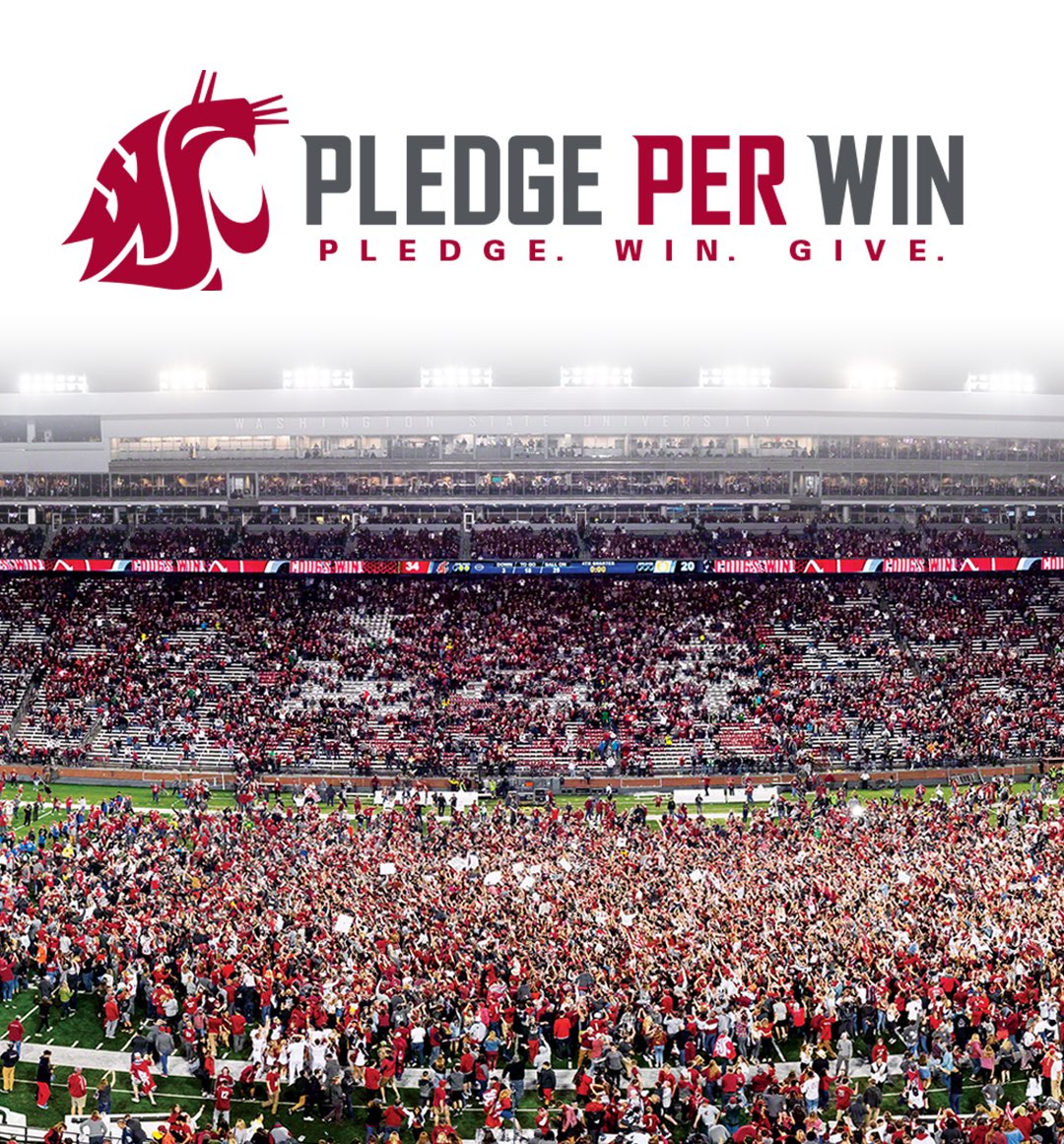 aganders's tweet photo. We couldn’t resist. This is too much fun! @HFinkasGanders and I signed up for #WSUPledgePerWin. Our pledge is in addition to our annual commitment to the @CougarAthFund and we doubled down for Apple Cup &amp; Bowl Games. Join us! #GoCougs 

Sign up here 👉https://t.co/Urc6FDfvkB https://t.co/EtqUCaZpa0