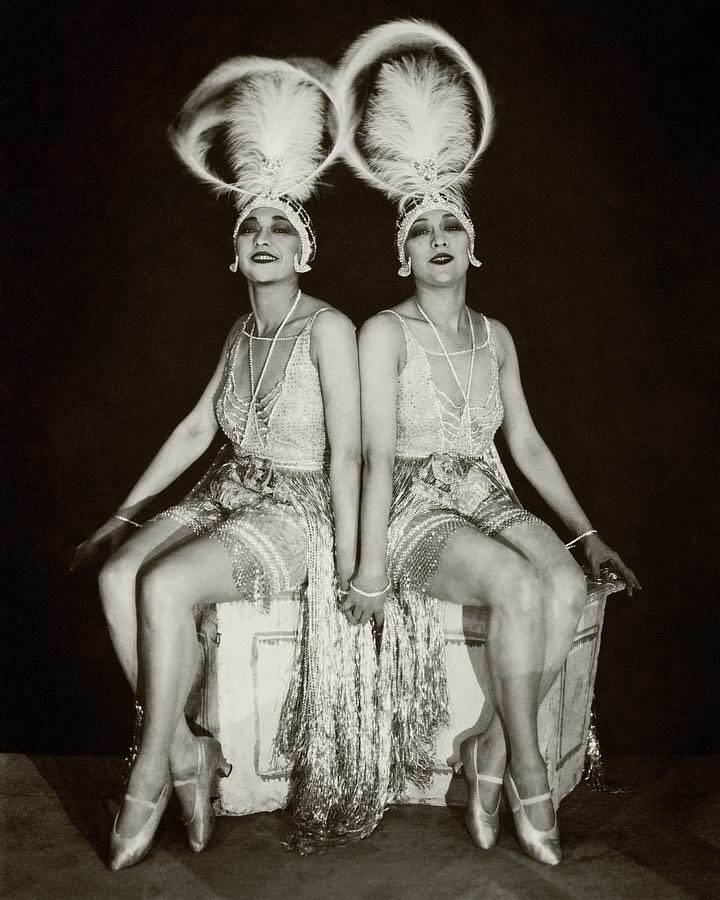 In 1911, Florenz Ziegfeld, Jr. signed them to appear in his Ziegfeld Follies for two seasons. Their act was a hit with audiences who loved their glamorous personas. They made their film debut in 1915.