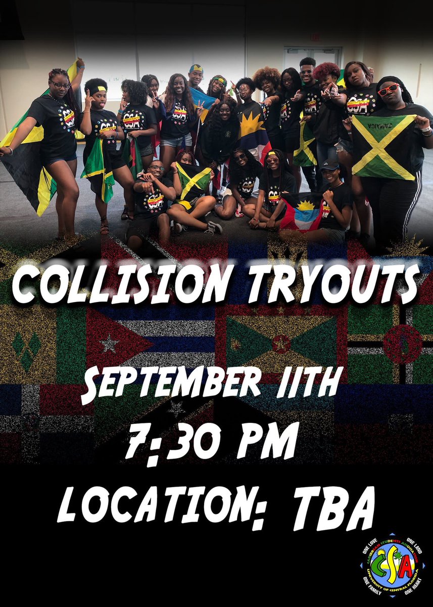 haitiansintokyo's tweet photo. Itโs that season ๐ come out september 11th and try out for the LIVEST dance team ๐คธ๐พโโ๏ธ #CollisionTryouts https://t.co/ms1fHLouPw