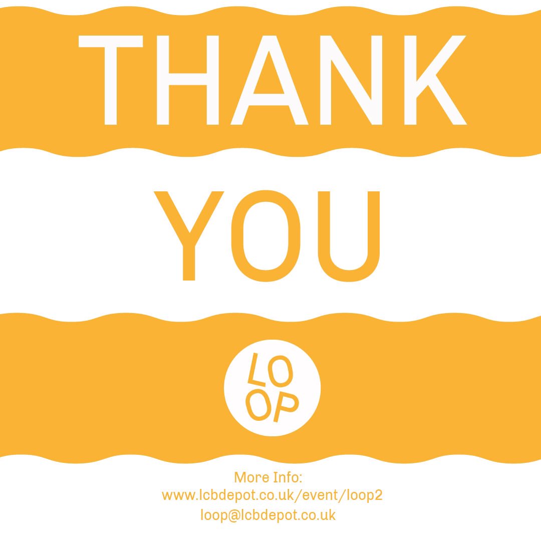 Thank you to everyone that submitted work for Loop 2 👏🏻👍🏼✏️