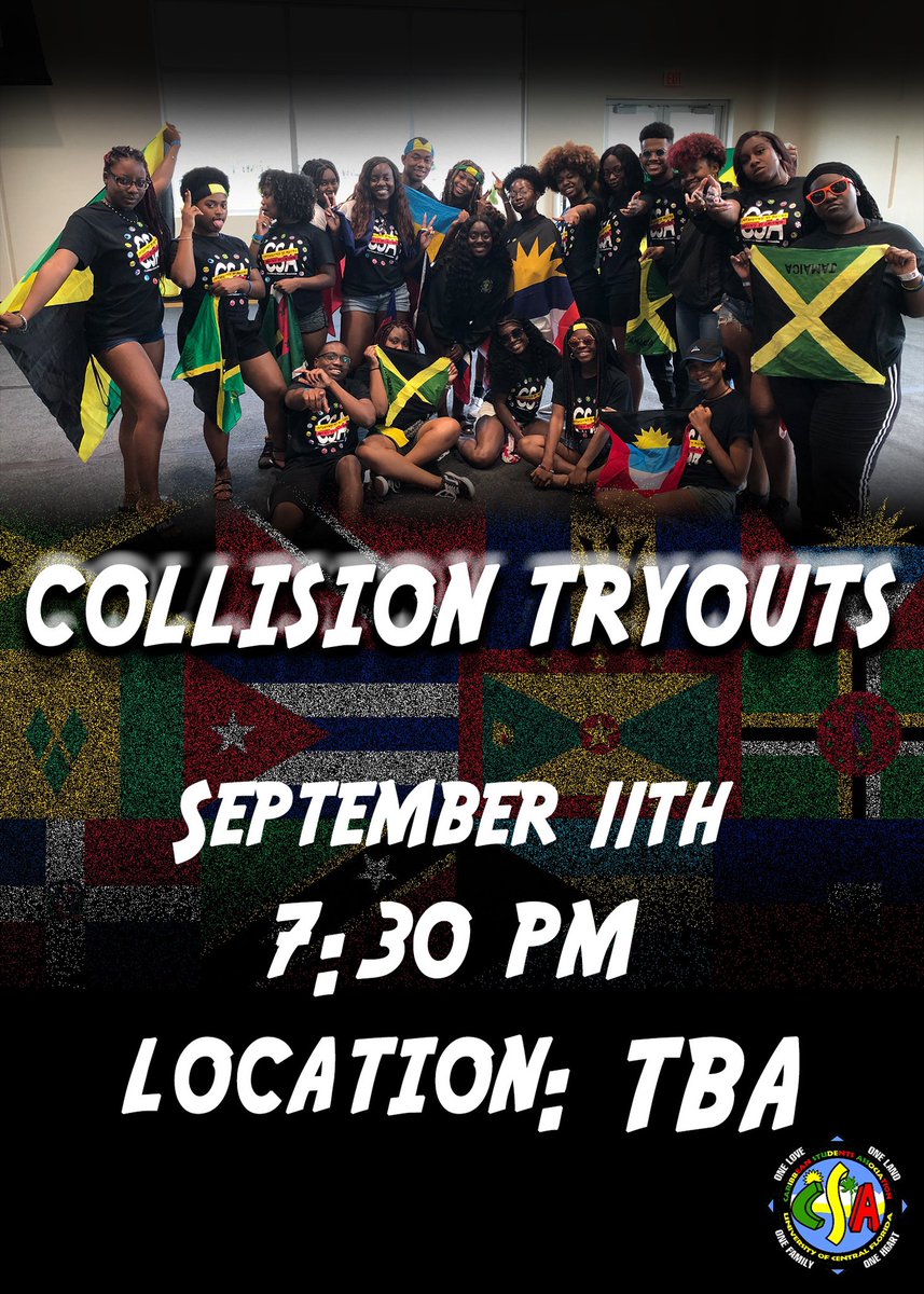 CollisionCSAUCF's tweet photo. itโs that season ๐ come out september 11th and try out for the LIVEST dance team ๐คธ๐พโโ๏ธ
#CollisionTryouts https://t.co/rAFl42Q88d