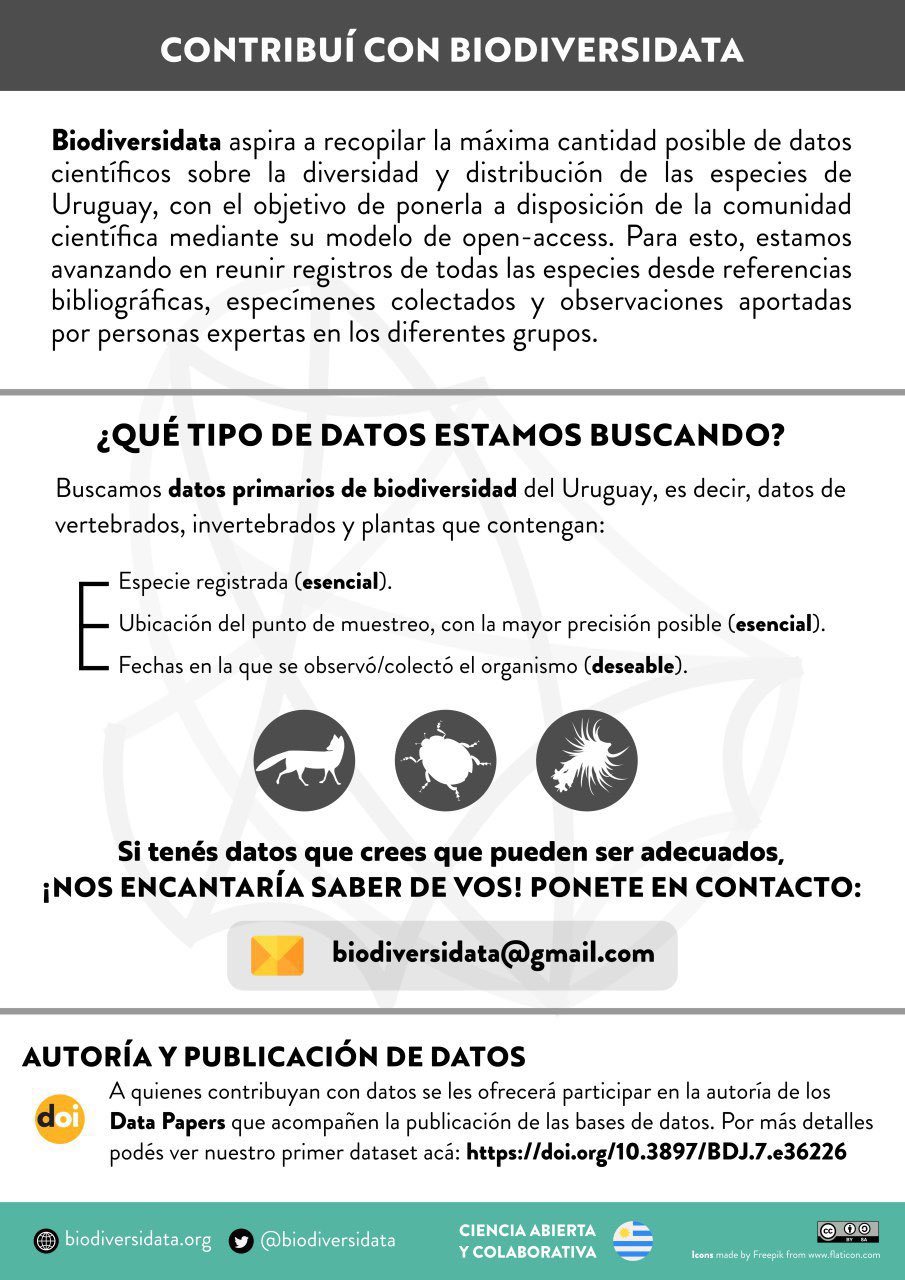 Afiche que se circuló para la convocatoria