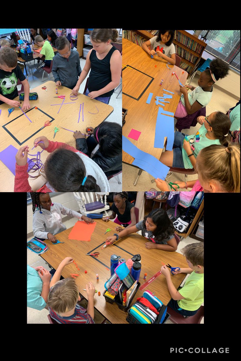 MrsAPLance's tweet photo. Paper Chain Challenge was a success! They had an amazing time. I loved seeing how well they all worked together! #lanceslooneys1920 @SedgeGardenES https://t.co/P7idxN8E21