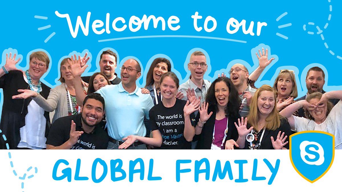 FlipgridEvents's tweet photo. Congratulations to the 220 amazing educators from 53 countries who are joining our #SkypeMT program! We are so excited to welcome you to our global family. 🌍🥳 https://t.co/UQEBxUIg0a https://t.co/3F5KEF4Up3