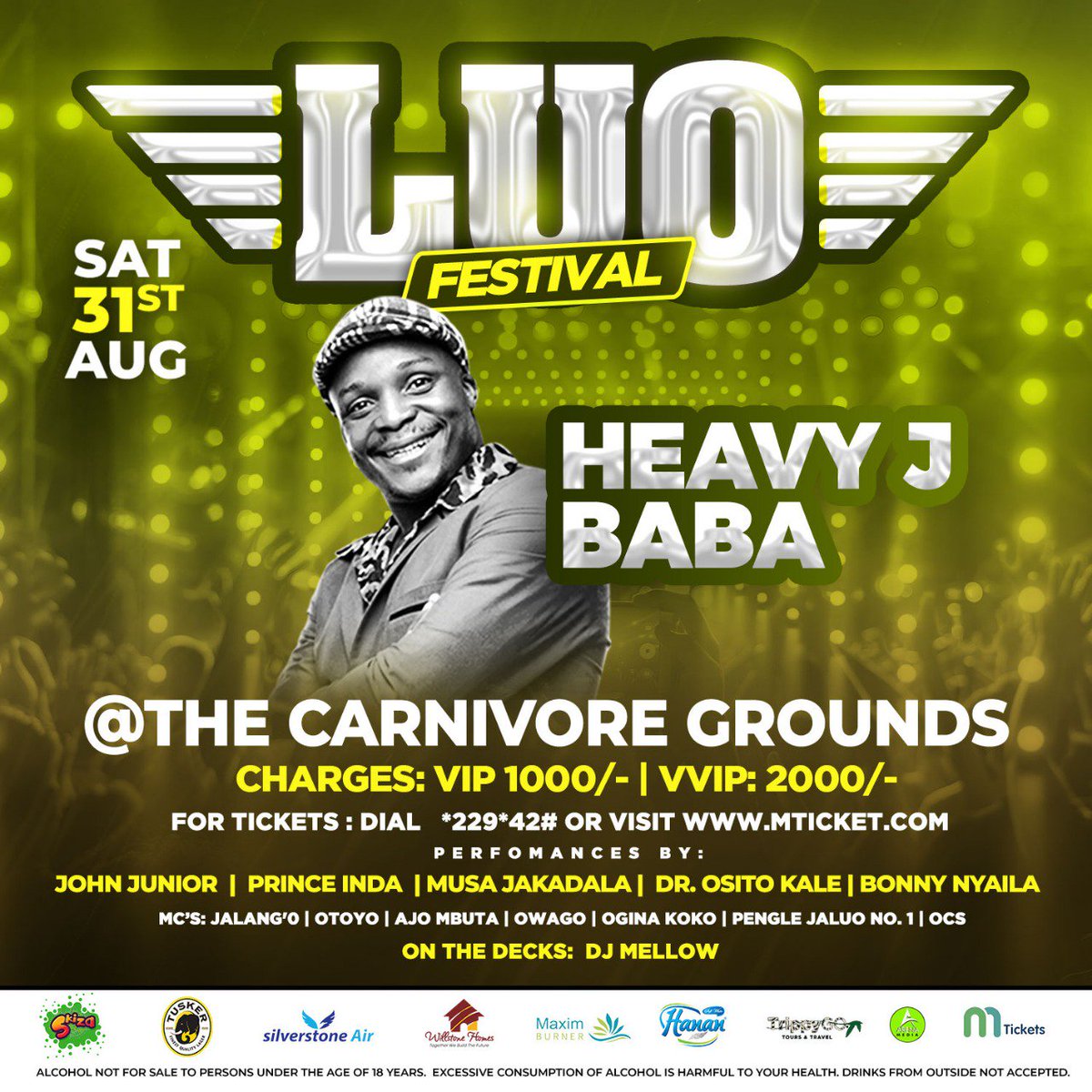 peemohpee's tweet photo. Jalango ever has the sauce, the juice the plug, welcome and join in the celebrations of lifestyle &amp; class .
Tickets available on Dial *229*42# OR Visit https://t.co/tYkdTe2m1R. 

#KaribuLuoFest2019  #LuoFestival #LuoFest2019 https://t.co/fRTaZX1QPw