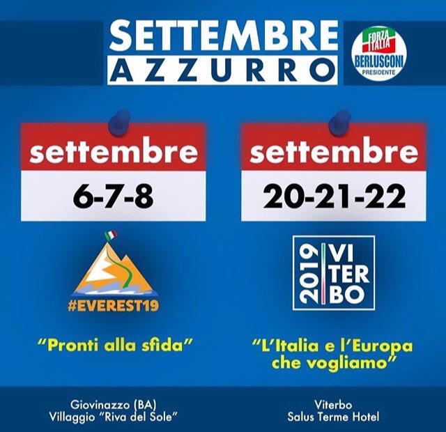 Vi aspettiamo numerosi 
#ElezioniSUBITO
#forzaitaliagiovani 
#forzaitalia