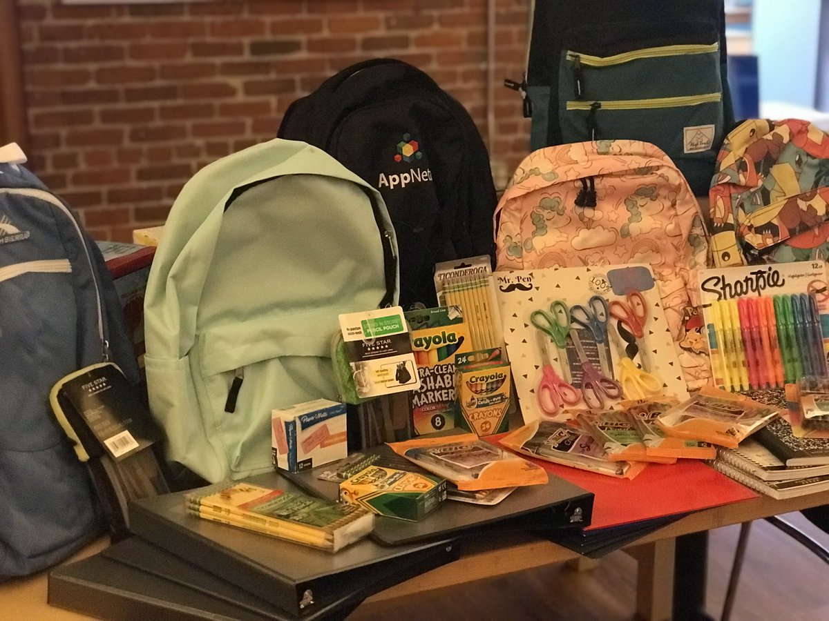 NetOpsByBRCM's tweet photo. Our #Boston team stepped it up in our #backtoschool drive for @sowma donating $1,350 in cash and 268 individual school supplies, including:

26 backpacks
133 notebooks
446 pencils
132 highlighters
100 packs of notecards
84 folders
44 binders
50 pencil sharpeners https://t.co/VrLS86db9q