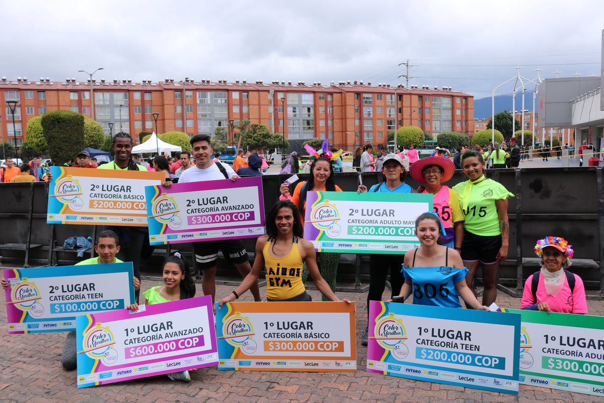 CiudadTunal's tweet image. Los ganadores de la Color Marathon 2019 
#Colormarathon #estulugar #Ccctunal