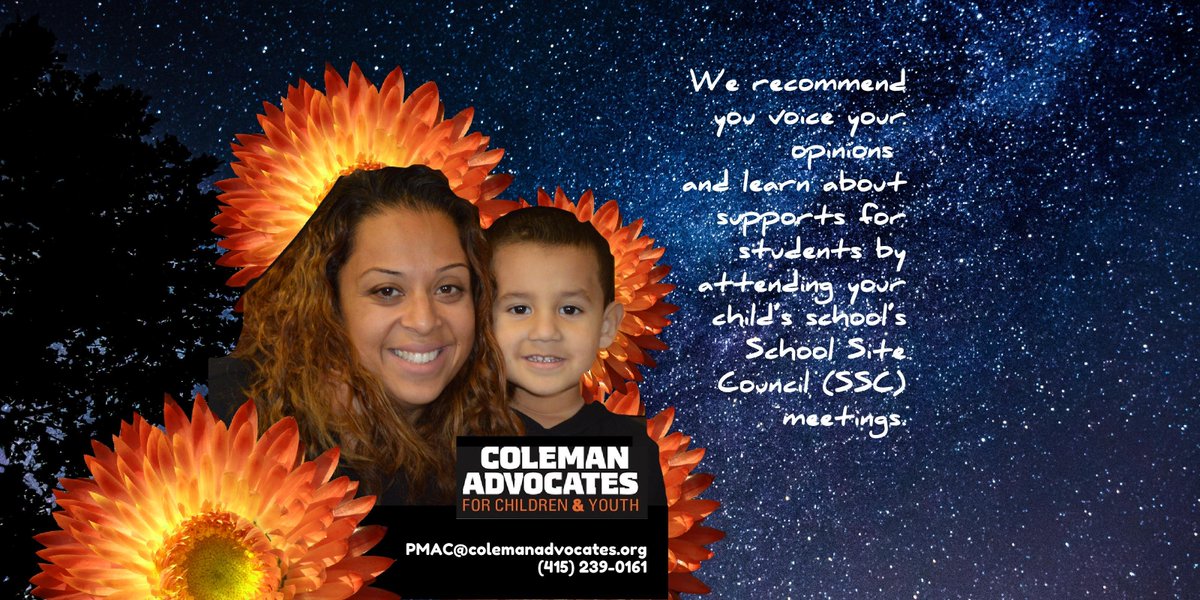 ColemanSF1's tweet photo. Parents and family members can have a say in what your child’s school is doing to support students in succeeding. #parentpower #BlackBrownunity #colemanadvocates #parentsmakingachange #sanfrancisco #sf https://t.co/SEdkhDzBXj
