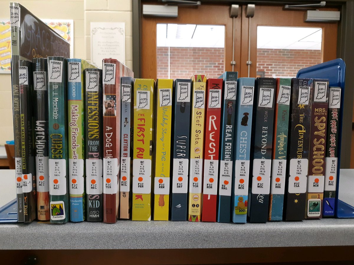 PesLibraries's tweet photo. Grades 3-6 checkout the new Young Hoosier books ... which one do you want to read first? #yhb1920 https://t.co/60SpiYxqlx