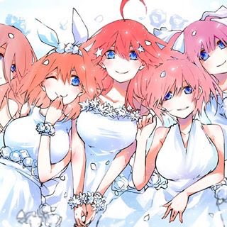 一生@中野 四葉🍀フォロバ100%さんがTwitterに投稿した中野五月(五等分の花嫁)のイラスト。