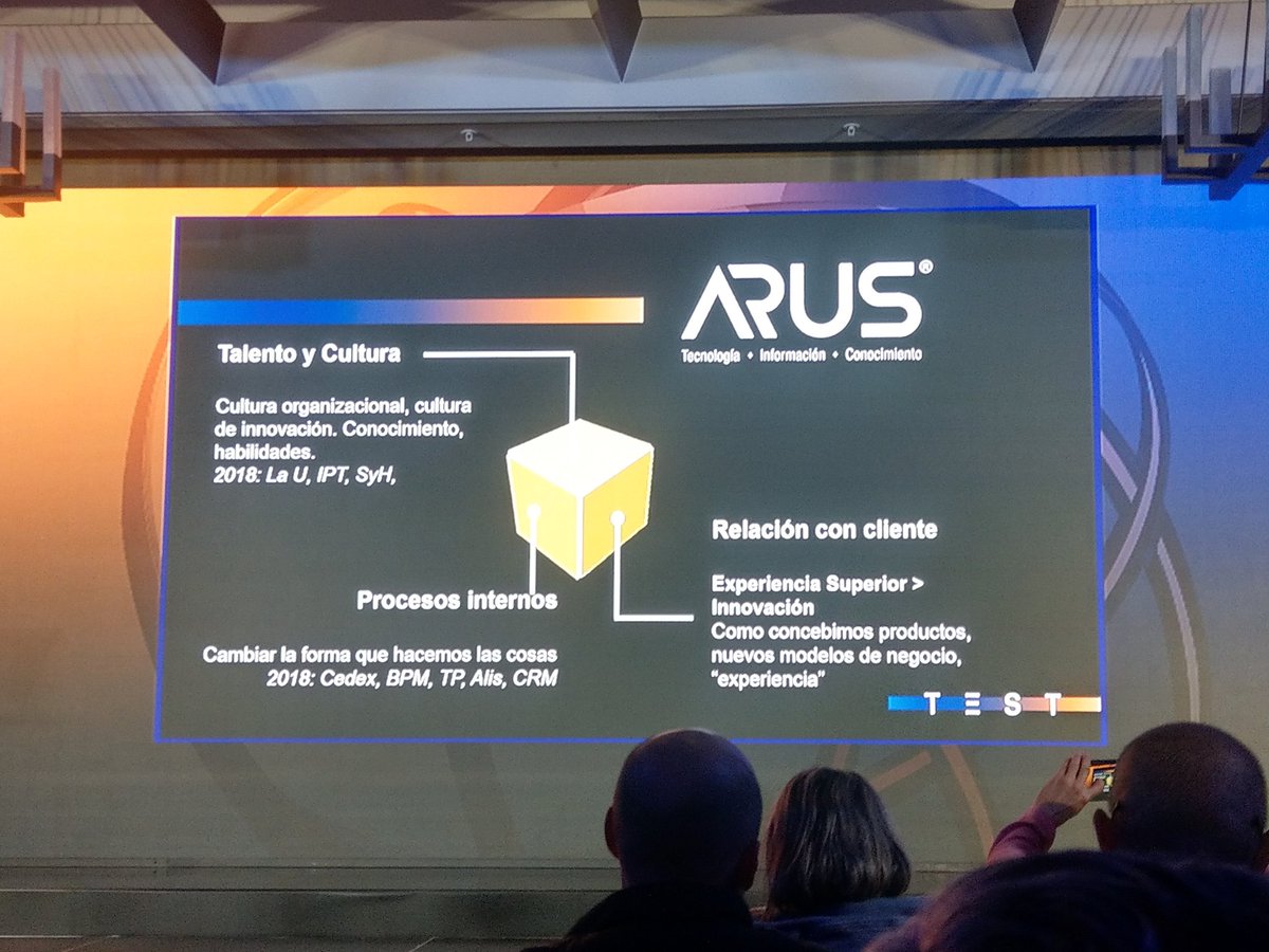 nmas1org's tweet photo. #Eventos N+1 #TEST2019 @ArusOficial La trasformación digital llega a las industrias y mejora sus procesos en el hoy con visión a las necesidades y retos del futuro. @Cisco_LA @F5NetworksLATAM @FortinetLATAM @HP @MSFTColombia @AWSLatam @Siemon @SchneiderMX @vmware_latam https://t.co/1YQe05EUe5