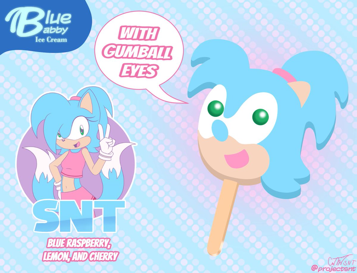 Blue Bunny Sonic the Hedgehog Bar - Sweetheart Ice Cream