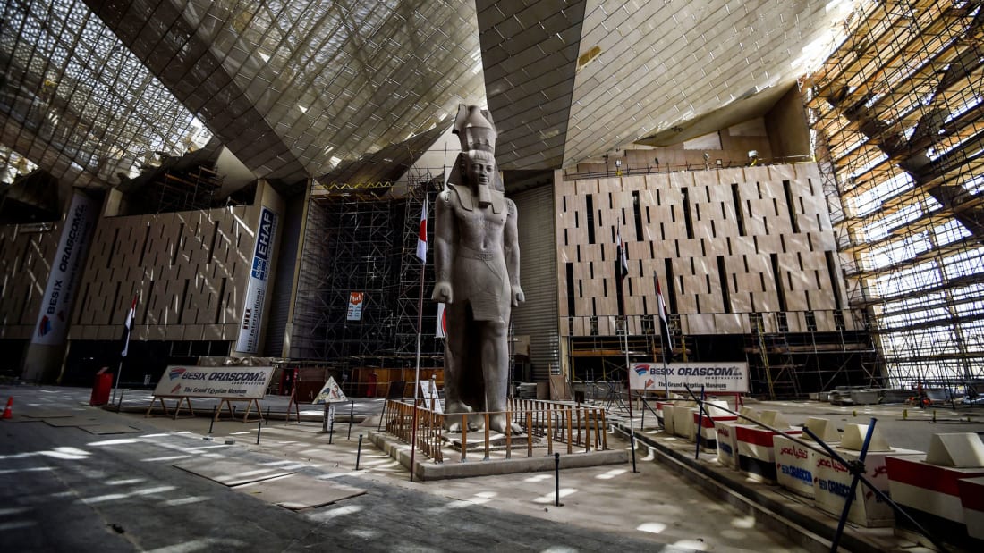LodgerTravel's tweet photo. A 'secret' tour inside the long-awaited Grand Egyptian Museum... When it finally opens, Cairo's Grand Egyptian Museum will be the largest museum dedicated to a single civilization! https://t.co/OPmGDvucFq #travel #travelnews https://t.co/hfVkKOgcYu