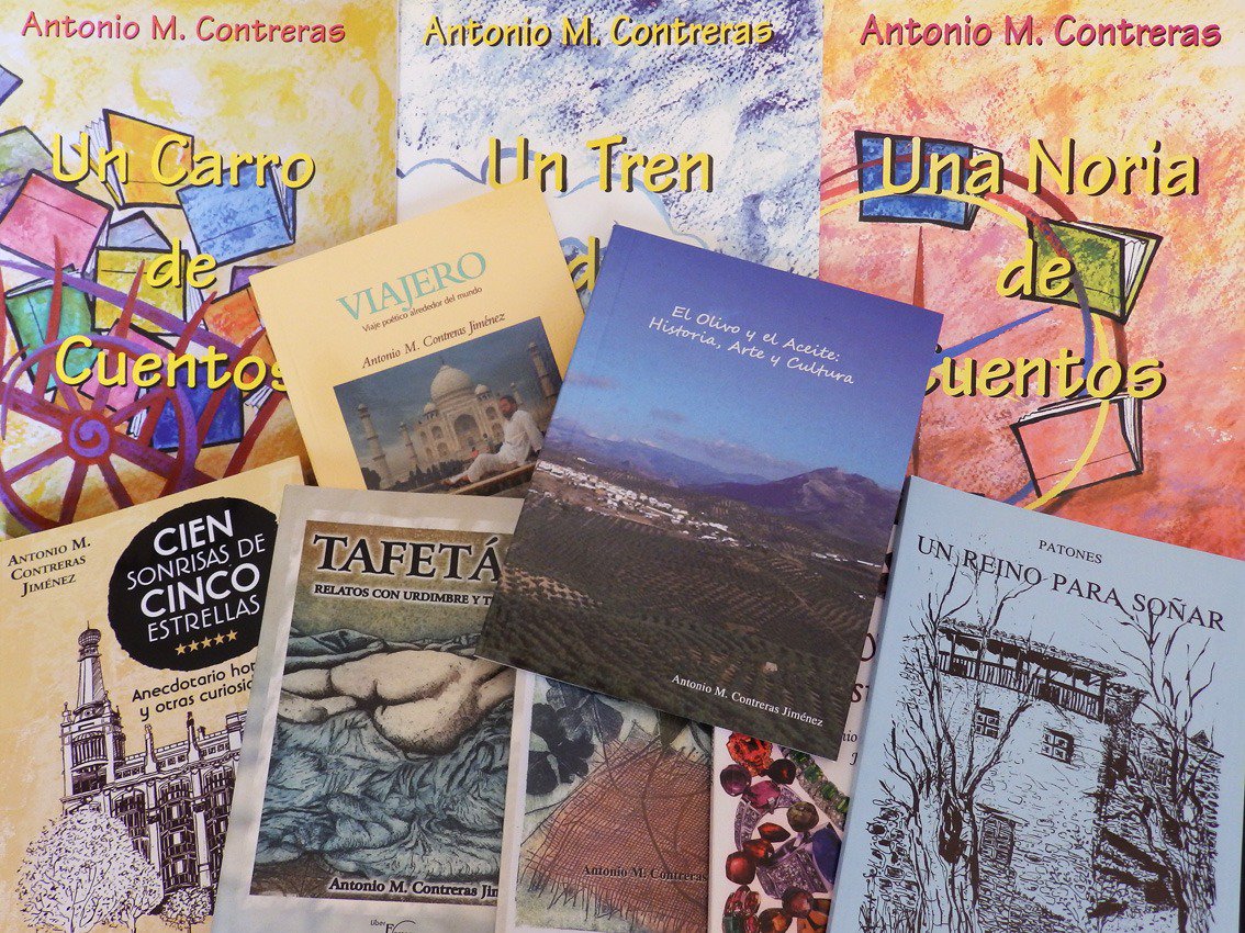 AmigosdeA's tweet photo. Antonio Manuel Contreras Jiménez, asiduo colaborador de nuestra revista Sierra Ahíllos, ha donado al fondo bibliográfico de #Ada una selección de sus obras. Le damos a Antonio las gracias por su inestimable aportación y le deseamos que continúe con éxito su trayectoria #Alcaudete https://t.co/1dJBwhh09V