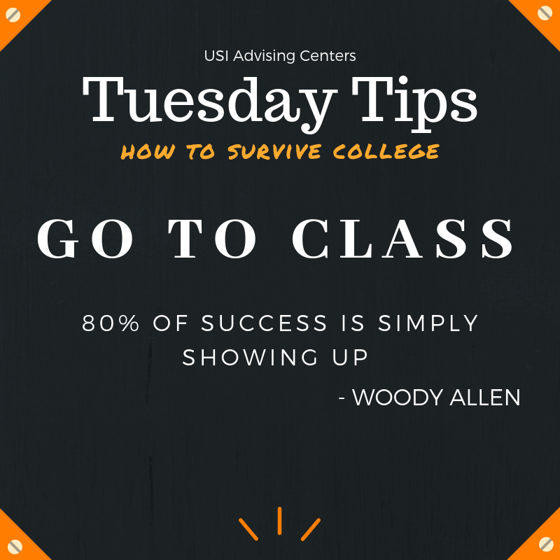 It's the second week of class and you're thinking...Do I really NEED to go to class? 

Yes, yes, you do.

#TuesdayTips #collegelife