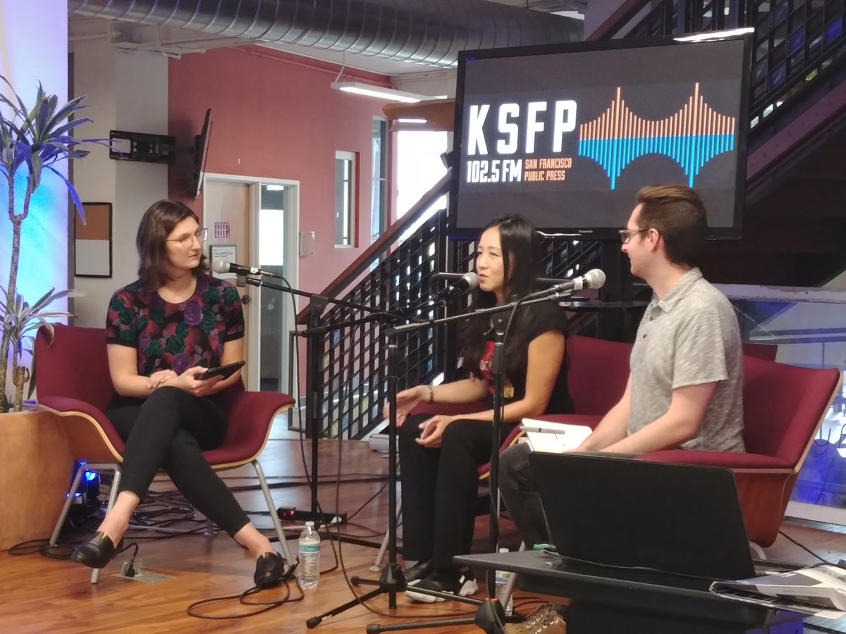 SFPublicPress's tweet photo. Thanks to you, the launch party was a huge success! Thanks @munidiaries for the lively conversation and @ImpactHubSF for hosting! #KSFP #lowpowerfm #radio #sf https://t.co/A5dNurwSCw
