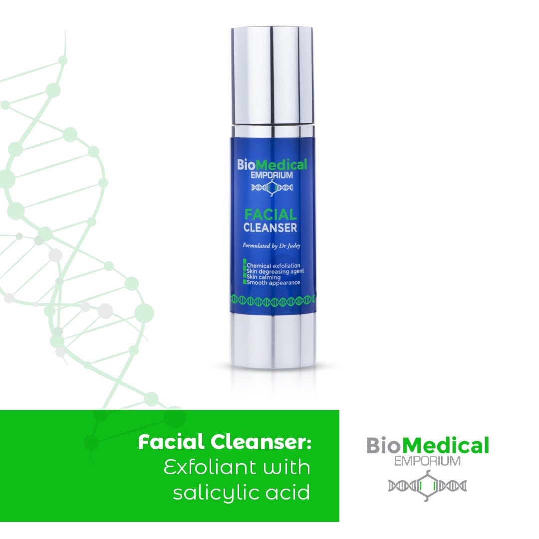 biomed_emporium's tweet photo. Currently THE top seller of the Biomedical Emporium. The Salicylic Acid containing Facial Cleanser acts as a mild exfoliant that degreases the skin and minimizes inflammation #skinexfoliant https://t.co/QCBhrcTRRb