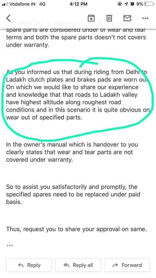 DBATG1's tweet photo. #SayNoToBenelli 

Complete Post
https://t.co/N34pCKDVNc

@BenelliIndia @benelli_delhi @rushlane @xBhp @CarToq https://t.co/hbARGNaNHa