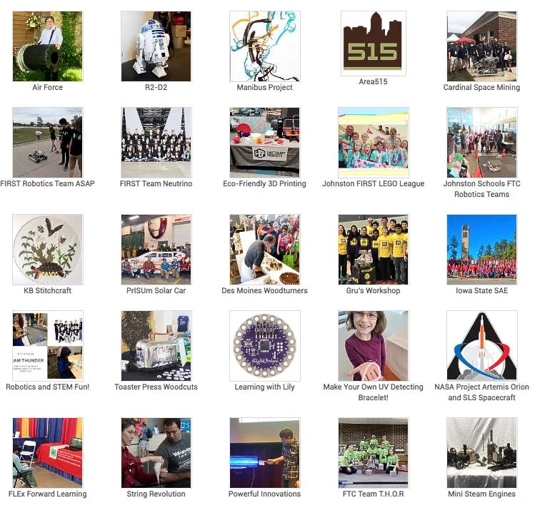 We have amazing exhibitors this year! Learn more about our makers' creations at bit.ly/2Hm6Axh