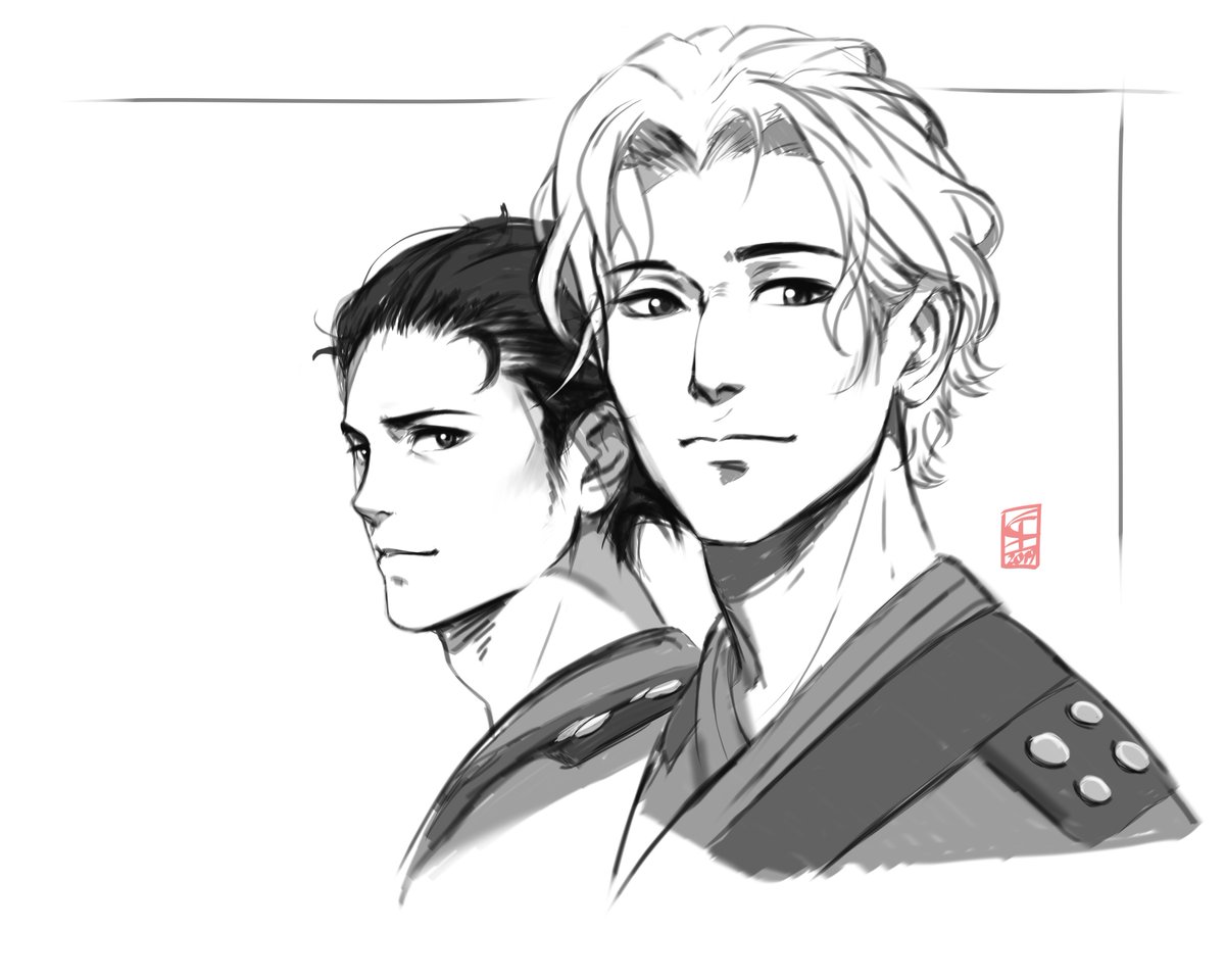 Disith 180819 #LastExile #Disith #OCs #Niko #Jakow #dailysketch 」littleskribの漫画