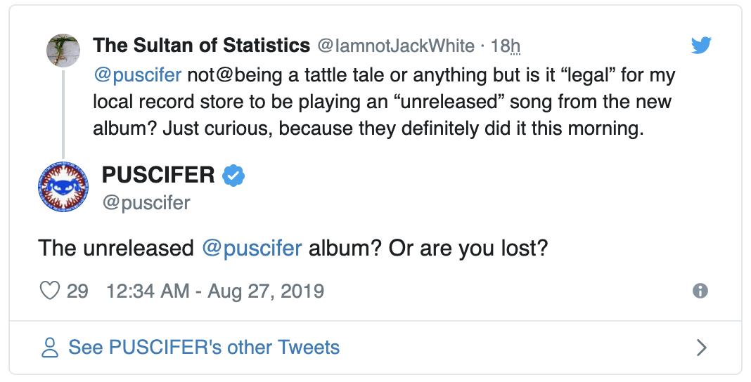 TBorgogni's tweet photo. lol @puscifer https://t.co/1oOnDwNCYN