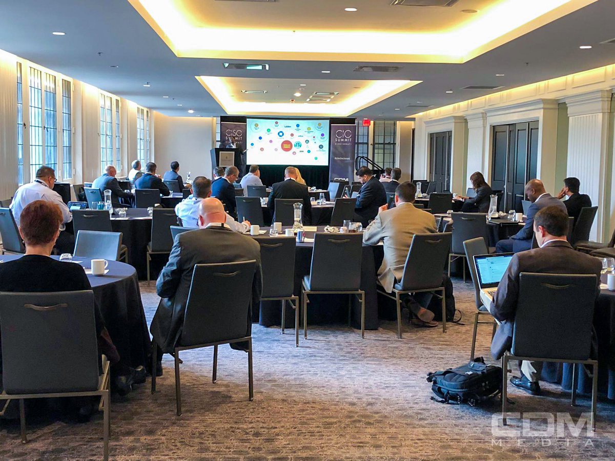 ShapeSecurity's tweet photo. #CredentialStuffing alone cost US companies over $5B in 2018. Shape's Director of Threat Analytics &amp; Reporting was at the @CDMmedia CISO Summit in Cincinnati today discussing how many organizations are underestimating the scope of this threat.
#CISOcincinnati #ShapeSecurityEvents https://t.co/zpE2c45SYc