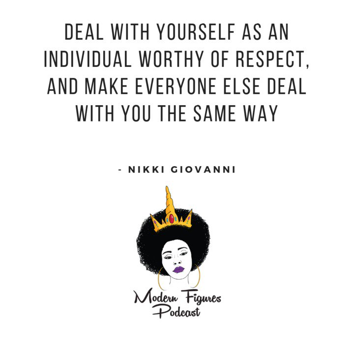 ModFigsPodcast's tweet photo. What does this quote mean to you?
#modernFiguresPodcast #techpodcast #magicalBlackGirl #girlsWhoCode #modFigsPod #blackGirlsCode #blackgirlmagic #wocintech #wocinstem #blackUnicorn #NCWIT #iAAMCS #blacksInTech #NikkiGiovanni https://t.co/yg6WW6PuPl