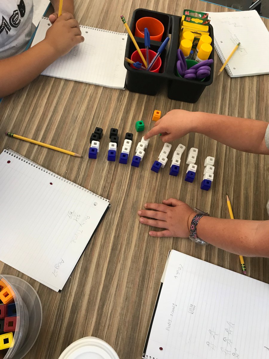 Mrs_Gentile's tweet photo. Engaging and rigorous math tasks across the grade levels this morning! @BobcatsSR @lasdk8 https://t.co/grpQzQWfVX