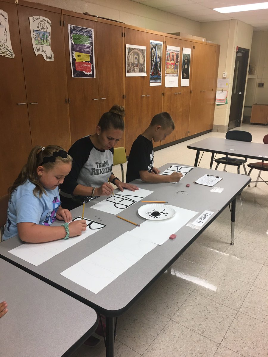 Love it when Ms. Rivera joins us in Art class!!!
<a href="/D45Schools/">School District 45</a> <a href="/D45Schafer/">Schafer School</a>